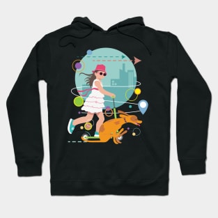 Urban Scooters - Funny Hoodie